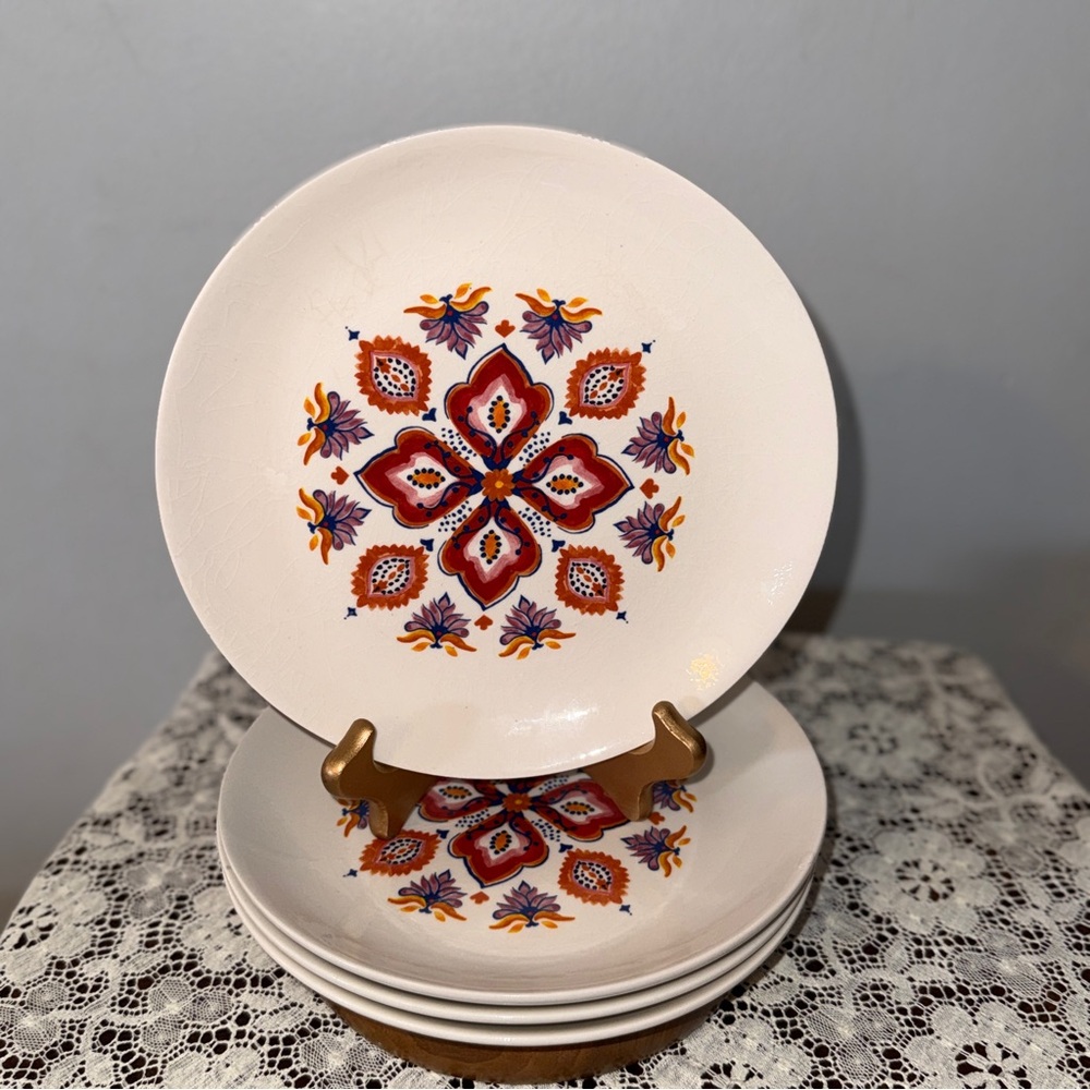 4 Dash of That Bohemian 81/4 salad/luncheon plates